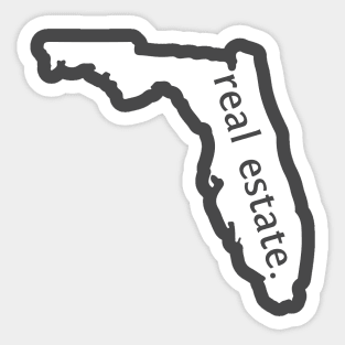 Florida State real estate T-Shirt Sticker